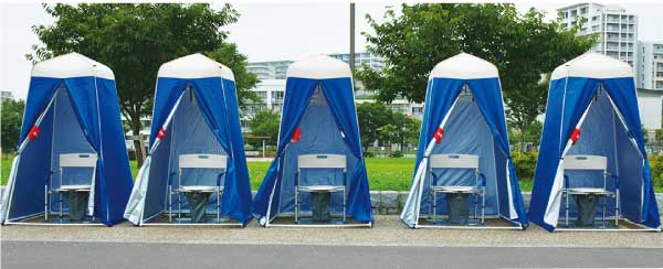 災害用マンホールトイレ洋式タイプイメージ